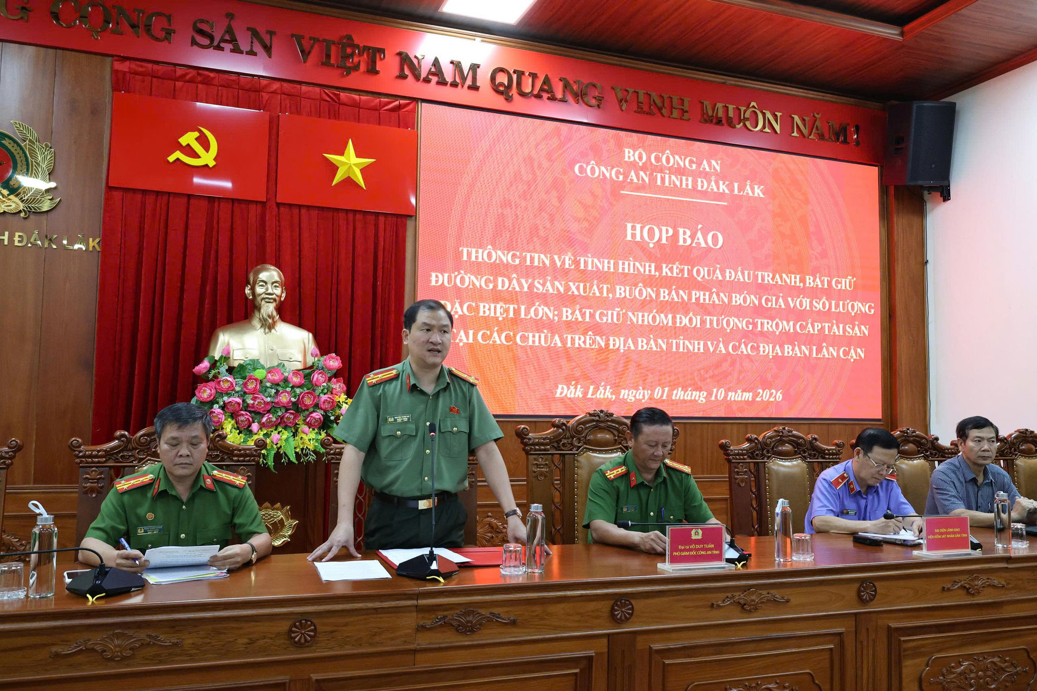 Cơ quan Công an cung cấp thông tin vụ án